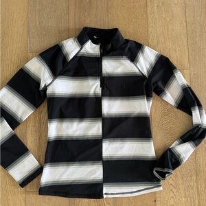 G/Fore Womens Offset Gradient Stripe Tech Quarter Zip Golf Pullover XS